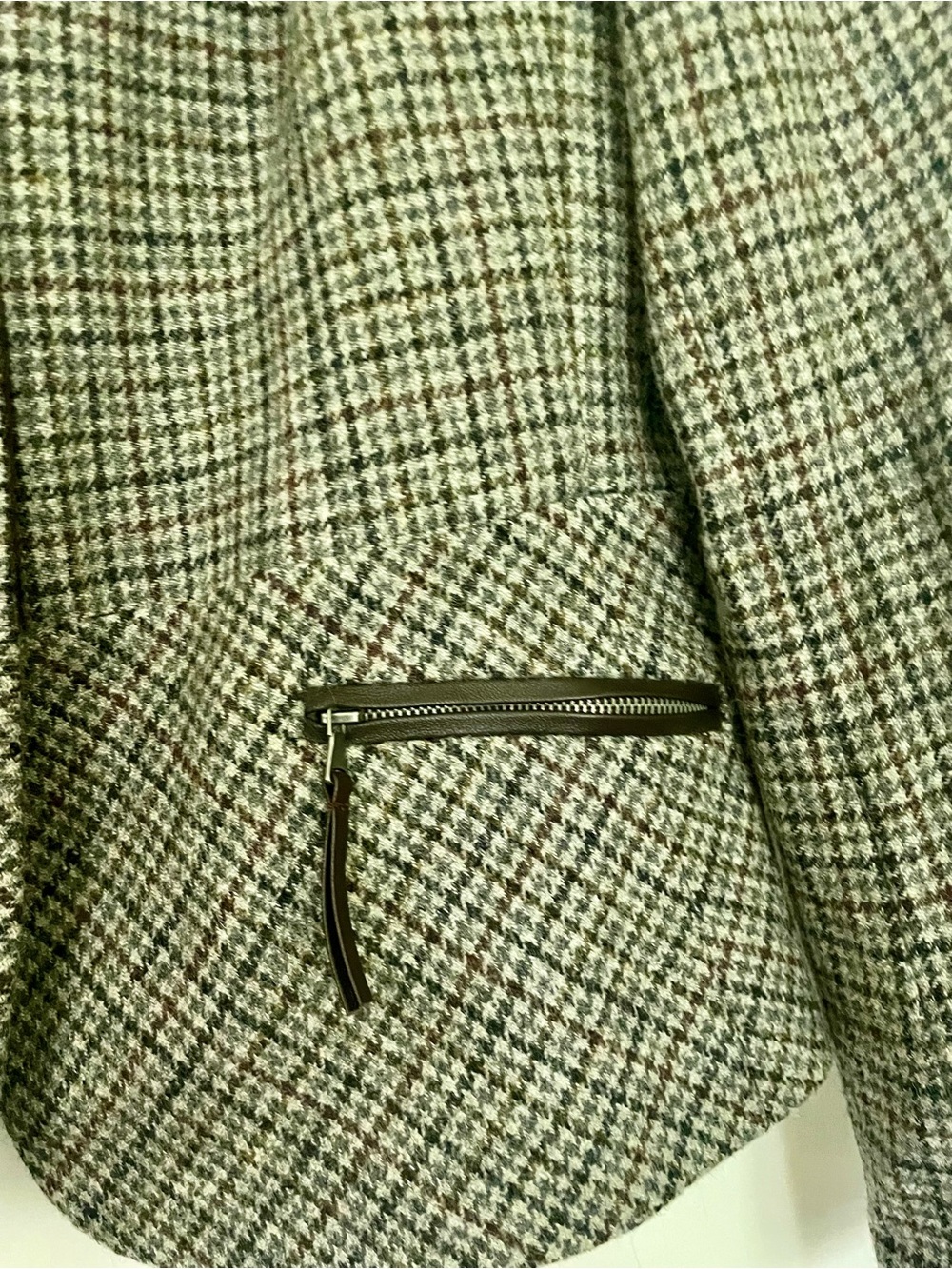 Talbots Plaid Wool-Blend Jacket - Picture 3 of 13